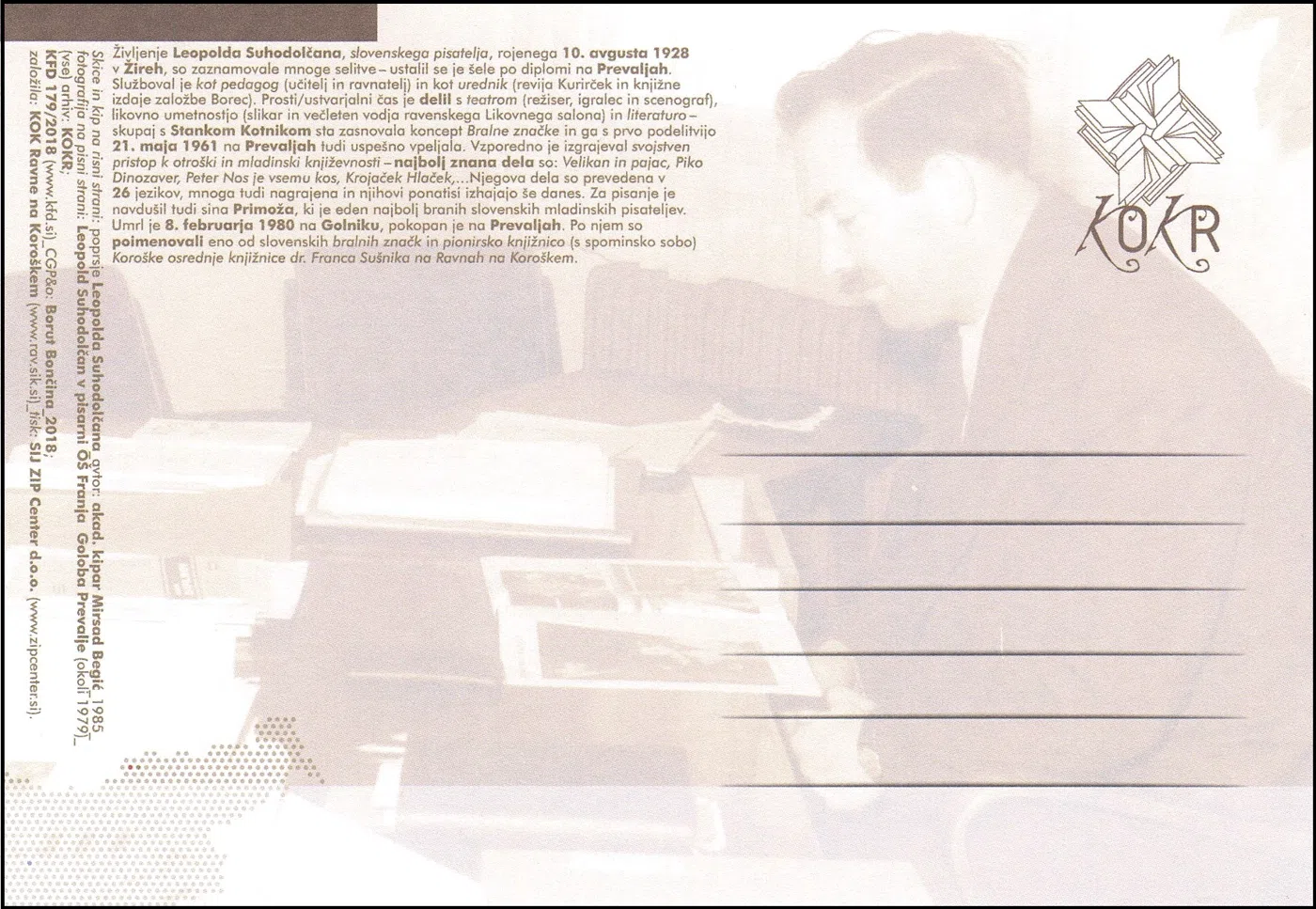 90. OBLETNICA ROJSTVA PISATELJA LEOPOLD SUHODOLČAN